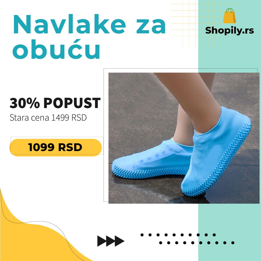 Vodootporne nazuvice za cipele
