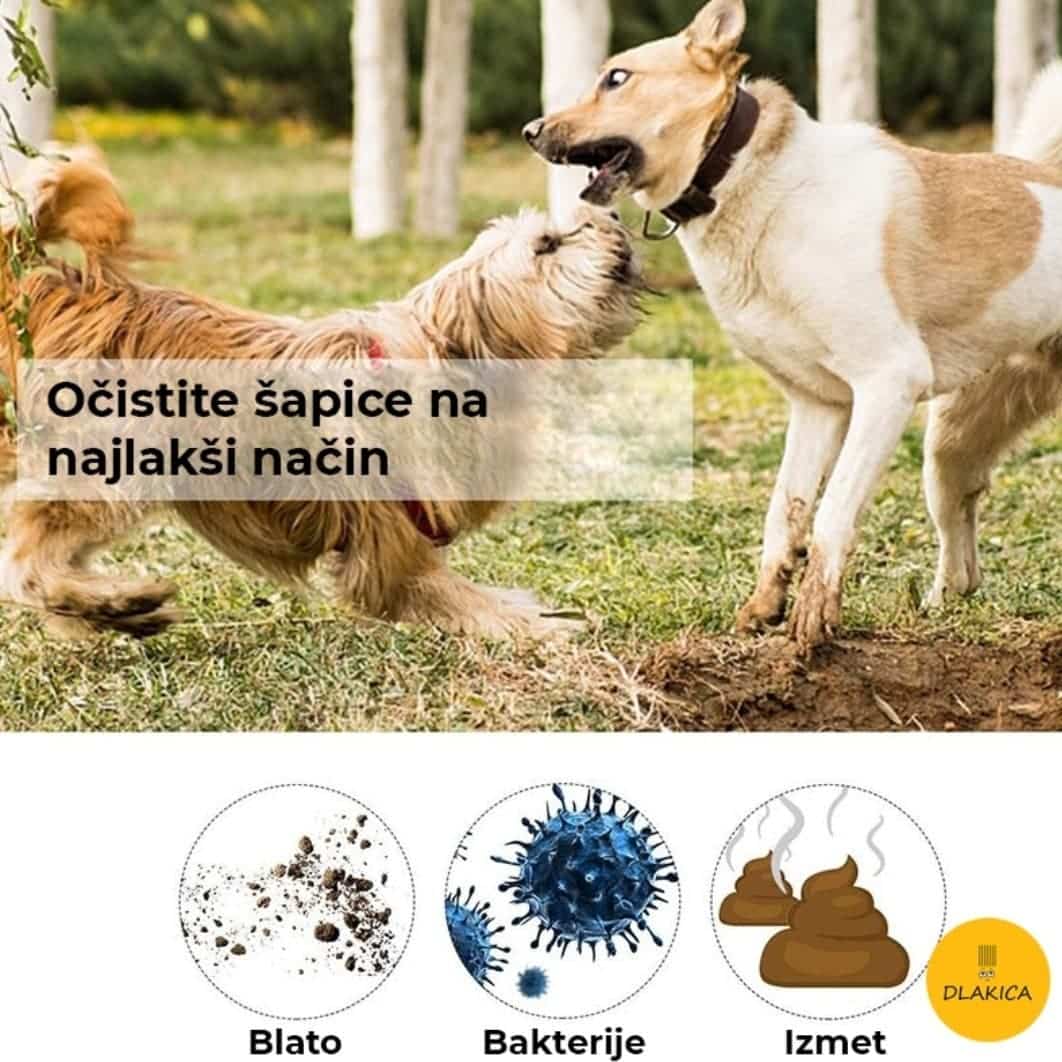 Dlakica Šapica čaša za čišćenje psećih šapa