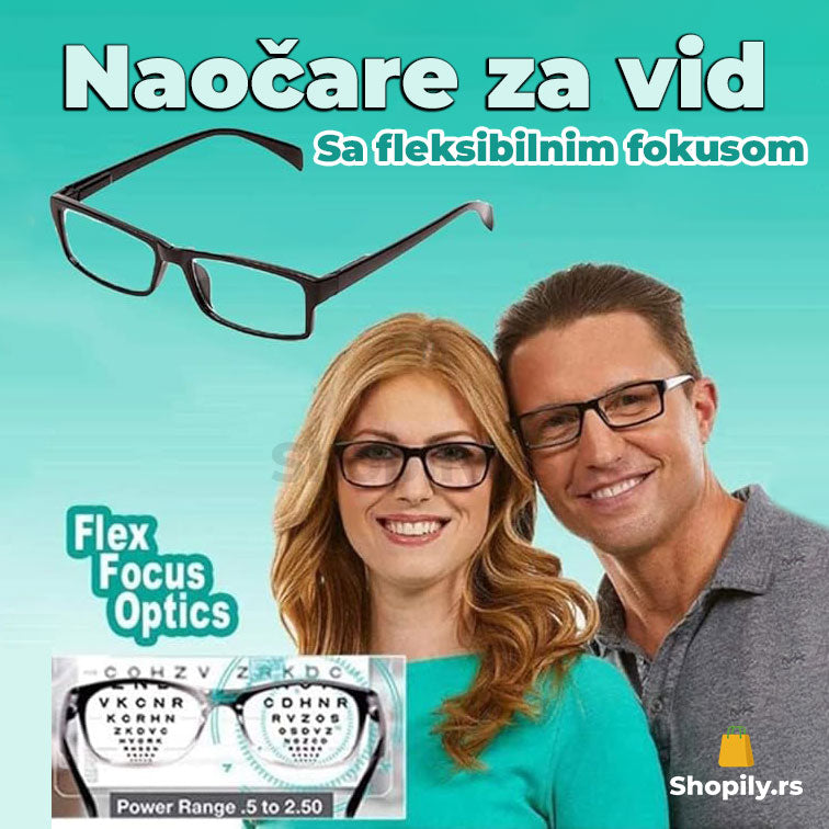 Naočare sa fleksibilnim fokusom