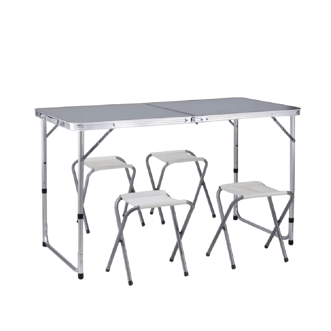 Sklopivi sto za kampovanje sa 4 stolice