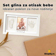 Set glina za otisak bebe