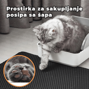 Prostirka za mačke za posip