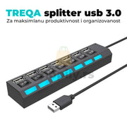 Produžni splitter usb 3.0 kabl TREQA™