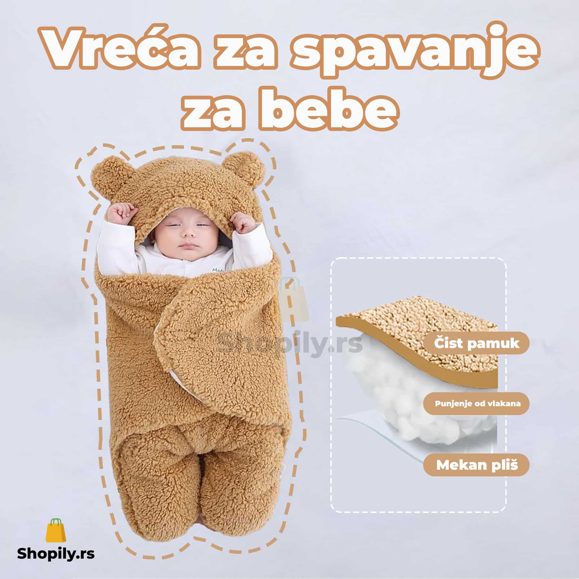 Vreća za spavanje za bebe